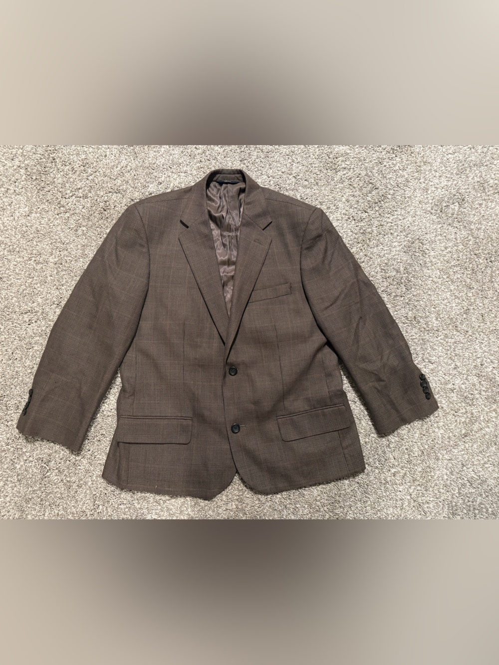 Joseph & Feiss Brown Textured Sport Coat